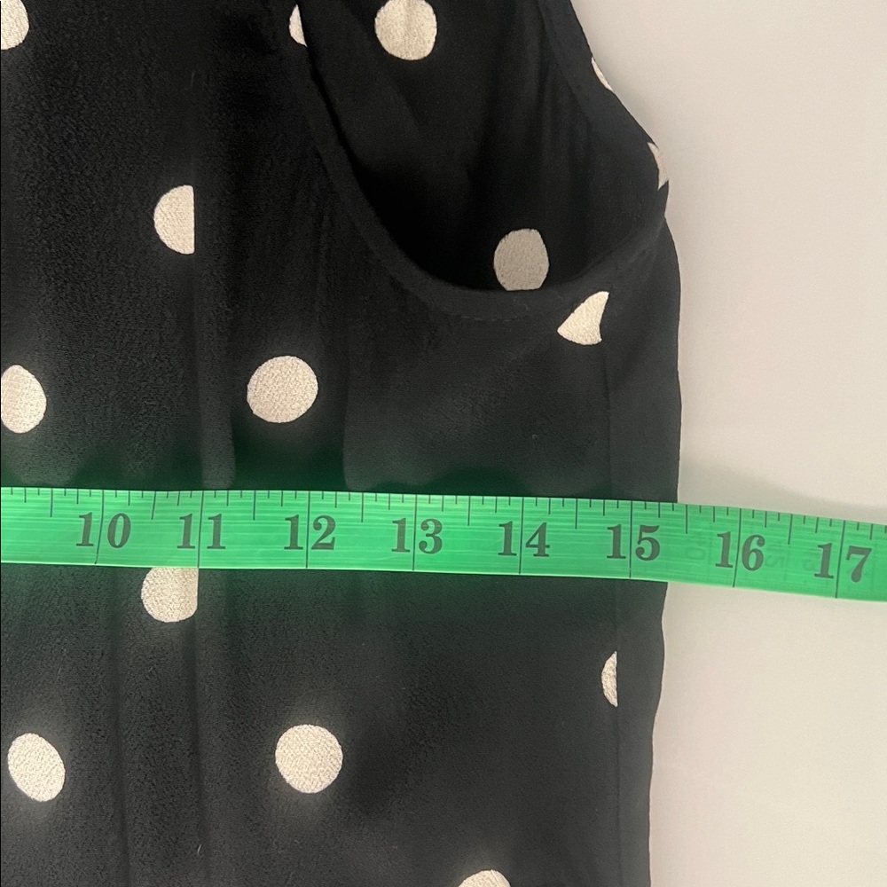 NEW / J.crew Drapey tiered dress in polka dot - Picture 3 of 3